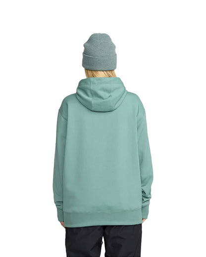 Volcom Womens' Riding Hydro Pullover Hoodie Arctic Blue 2026