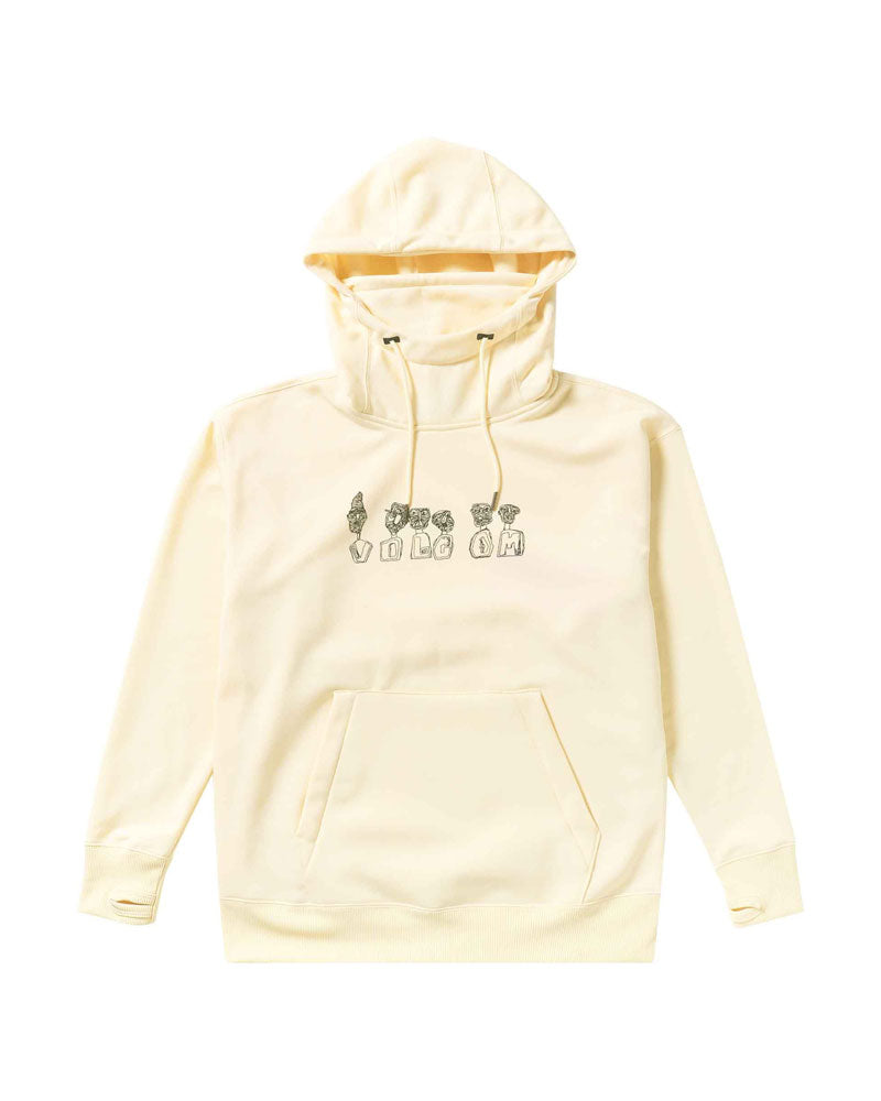 Volcom Womens' Riding Hydro Pullover Hoodie Bone 2026