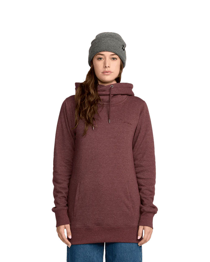 Volcom Womens' Tower Pullover Fleece Oxblood 2026
