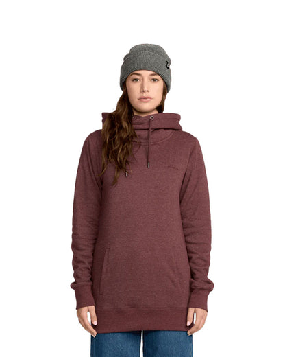 Volcom Womens' Tower Pullover Fleece Oxblood 2026