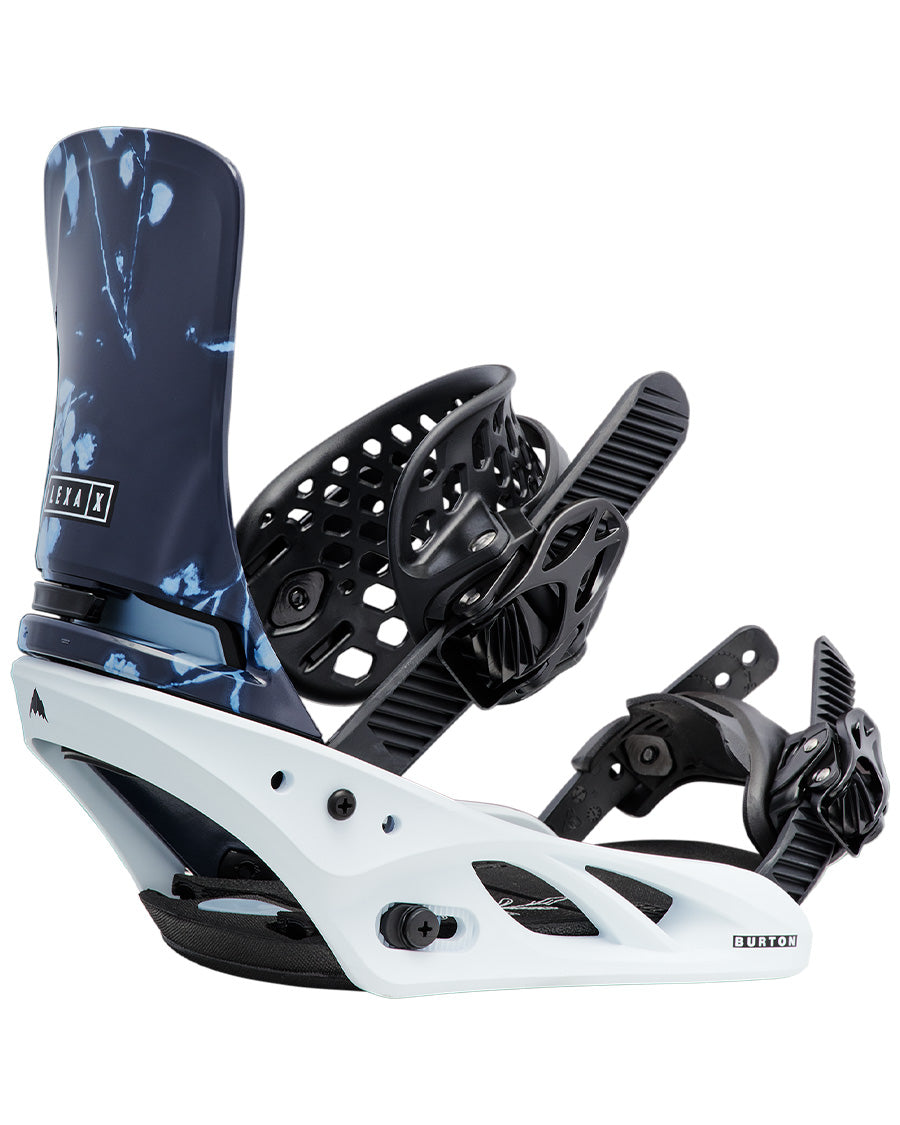 Burton Women's Lexa X Re:Flex Snowboard Bindings Cyanotype Floral/White 2027