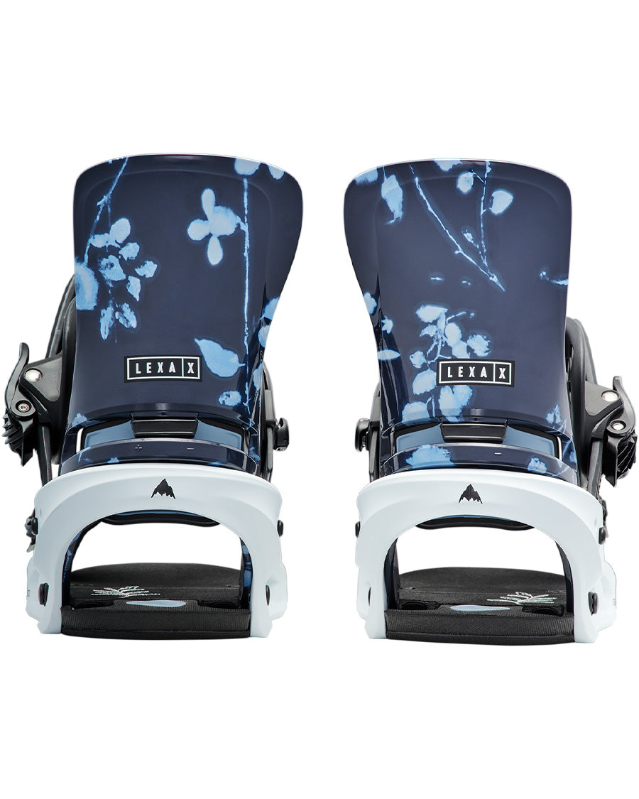 Burton Women's Lexa X Re:Flex Snowboard Bindings Cyanotype Floral/White 2027