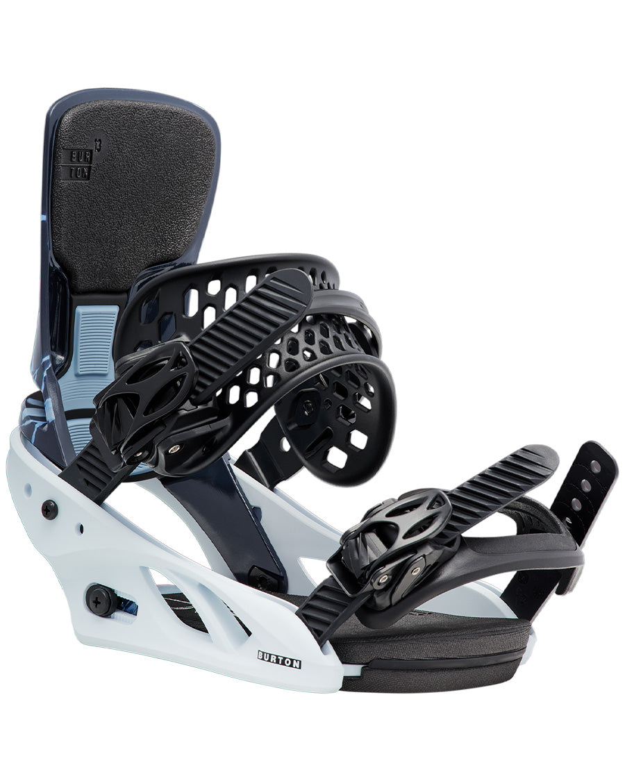 Burton Women's Lexa X Re:Flex Snowboard Bindings Cyanotype Floral/White 2027