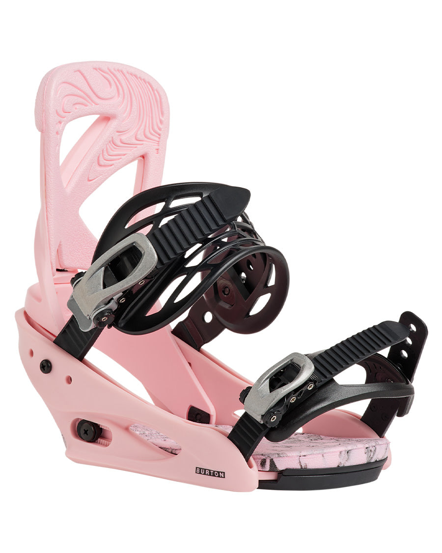 Burton Women's Scribe Re:Flex Snowboard Bindings Pink 2027