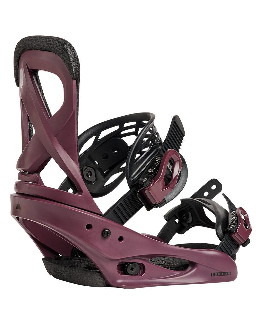 Burton Women's Scribe Re:Flex Snowboard Bindings Rum Raisin 2027