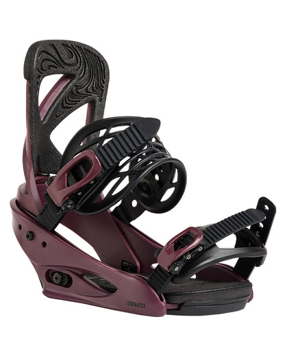 Burton Women's Scribe Re:Flex Snowboard Bindings Rum Raisin 2027