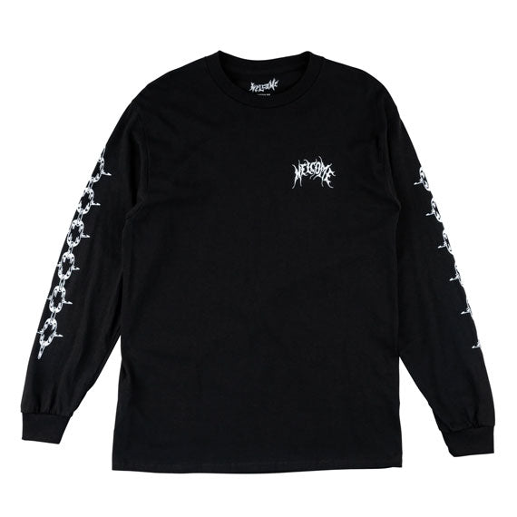 Welcome Angel Long Sleeve T-Shirt - Black
