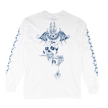 Welcome Angel Long Sleeve T-Shirt - White