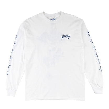 Welcome Angel Long Sleeve T-Shirt - White