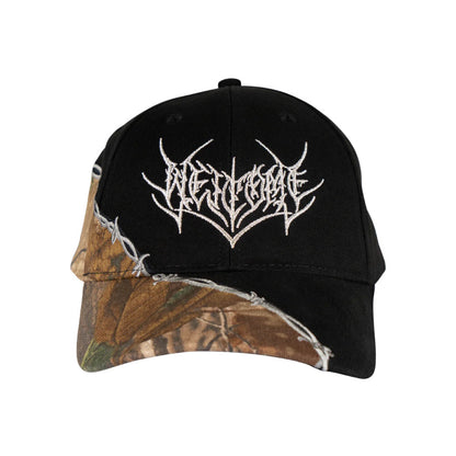 Welcome Splinter Embroidered 6 Panel Hat Black/Camo