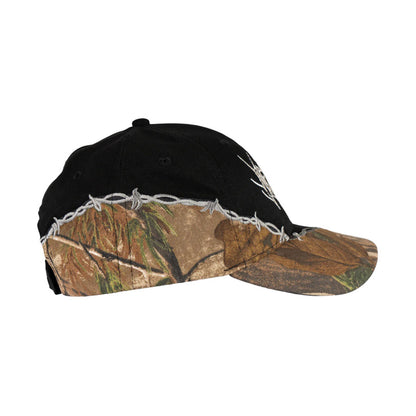 Welcome Splinter Embroidered 6 Panel Hat Black/Camo