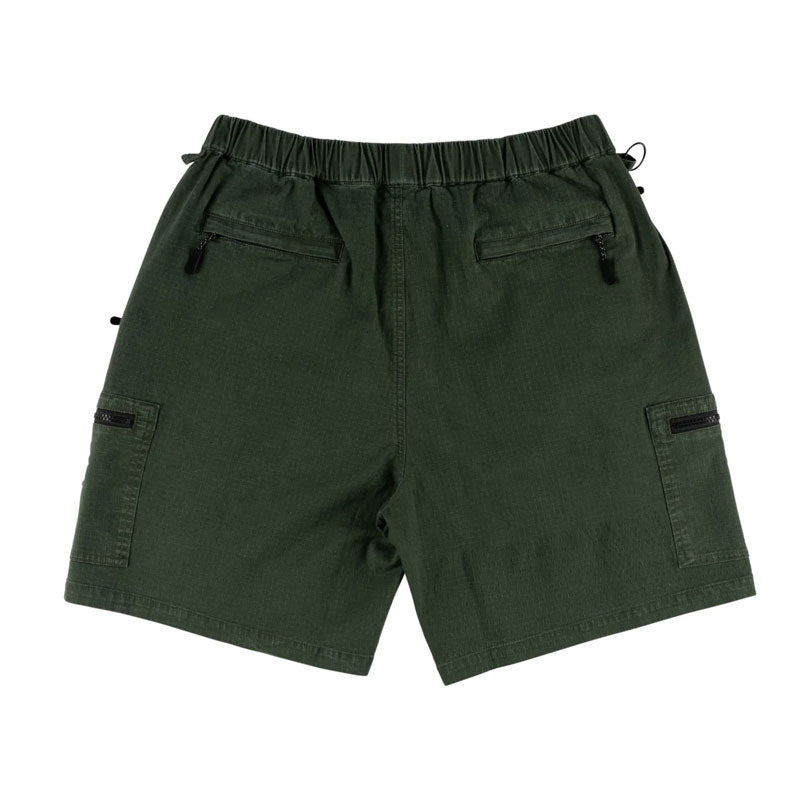 Welcome Summit Enzyme Washed Ripstop Cargo Short - Ivy