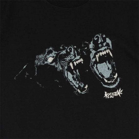 Welcome Woof T-Shirt Black
