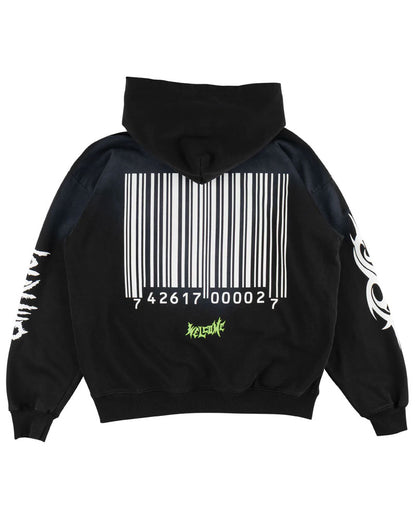 Welcome x Slipknot Ravenous Sun Fade Hoodie Black Fade