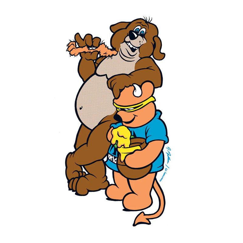 World Industries Mullen Bear Sticker