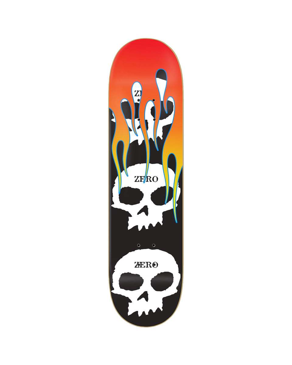 Zero 3 Skull With Flames Deck