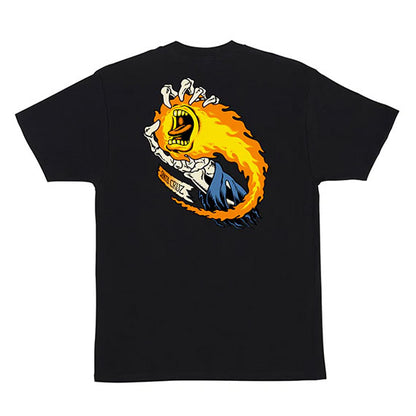 Santa Cruz Obrien Screaming Reaper T-Shirt Black