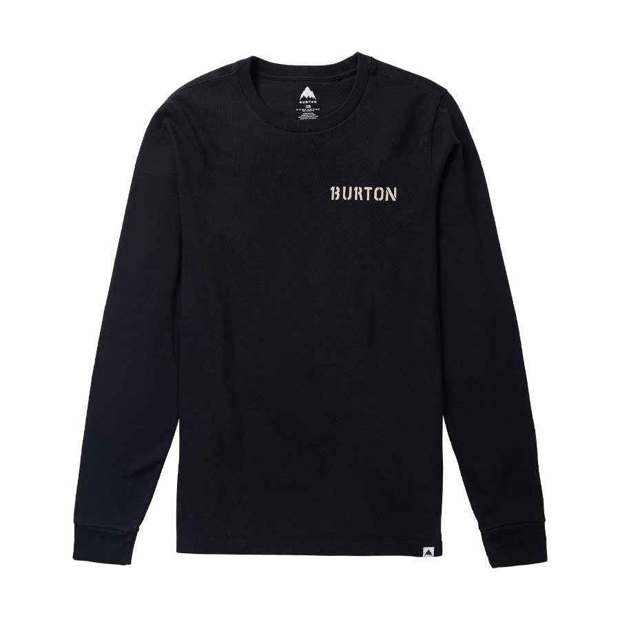 Burton Heavyweight Photo Long Sleeve T-Shirt True Black 2026