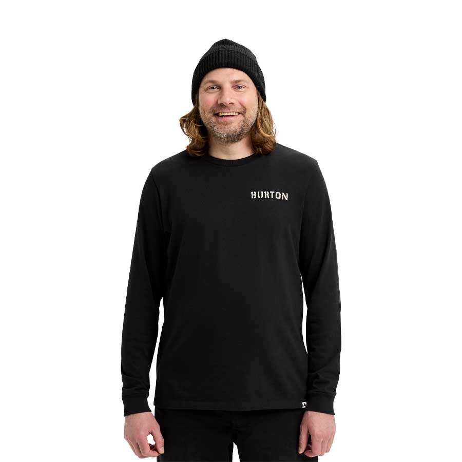 Burton Heavyweight Photo Long Sleeve T-Shirt True Black 2026