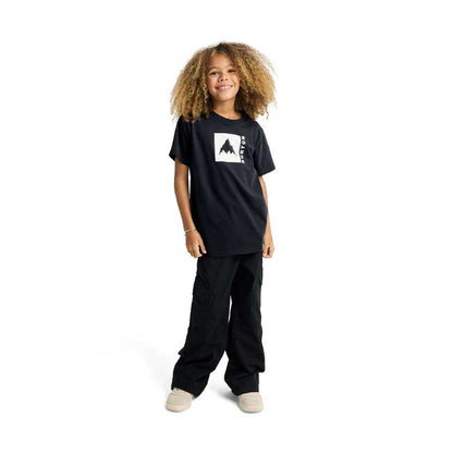 Burton Kids' Classic Mountain Short Sleeve T-Shirt True Black 2026