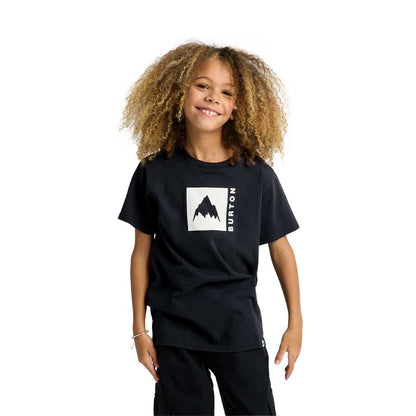 Burton Kids' Classic Mountain Short Sleeve T-Shirt True Black 2026