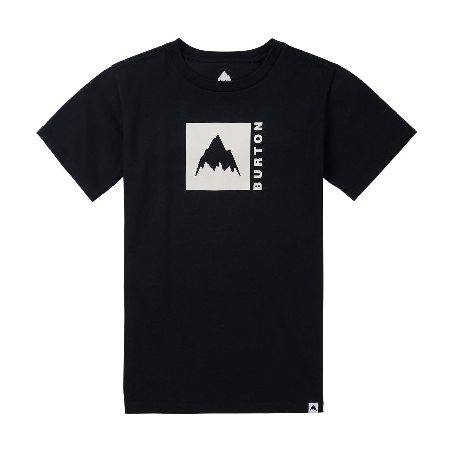 Burton Kids' Classic Mountain Short Sleeve T-Shirt True Black 2026