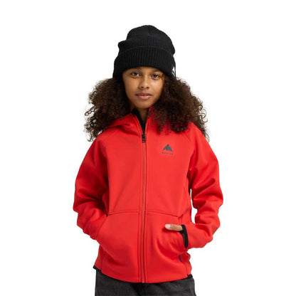 Burton Kids' Crown Weatherproof Full-Zip Fleece Flame Scarlet 2026