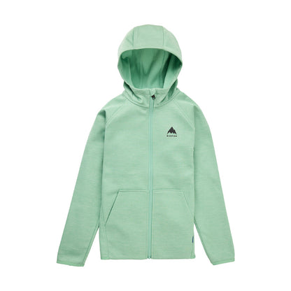 Burton Kids' Crown Weatherproof Full-Zip Fleece Soft Sage Heather 2026