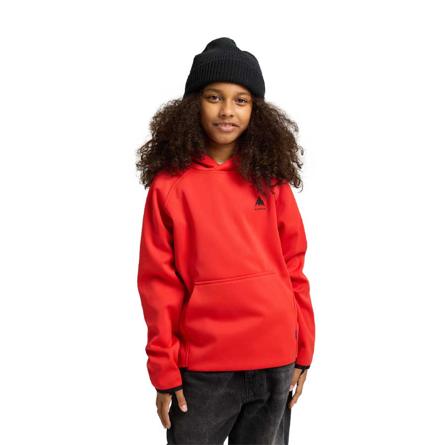 Burton Kids' Crown Weatherproof Pullover Fleece Flame Scarlet 2026