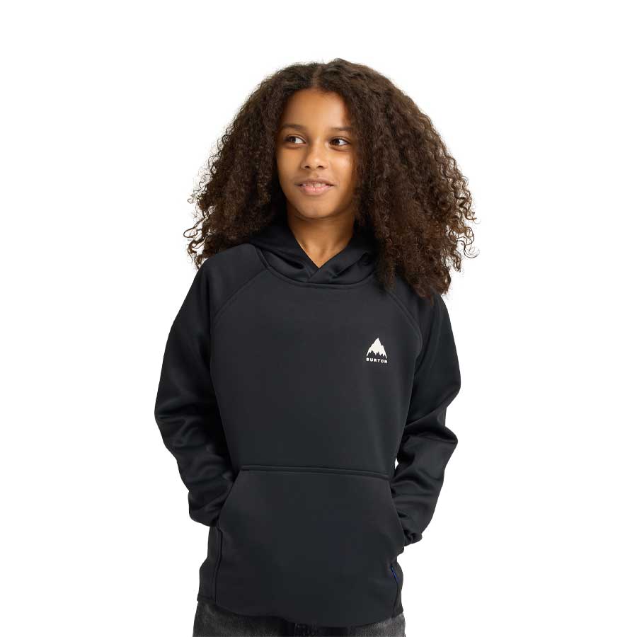 Burton Kids' Crown Weatherproof Pullover Fleece True Black 2026