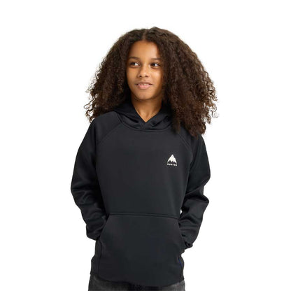Burton Kids' Crown Weatherproof Pullover Fleece True Black 2026