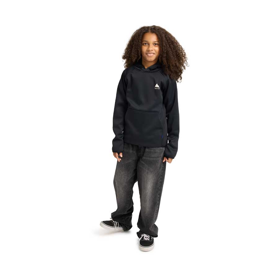 Burton Kids' Crown Weatherproof Pullover Fleece True Black 2026