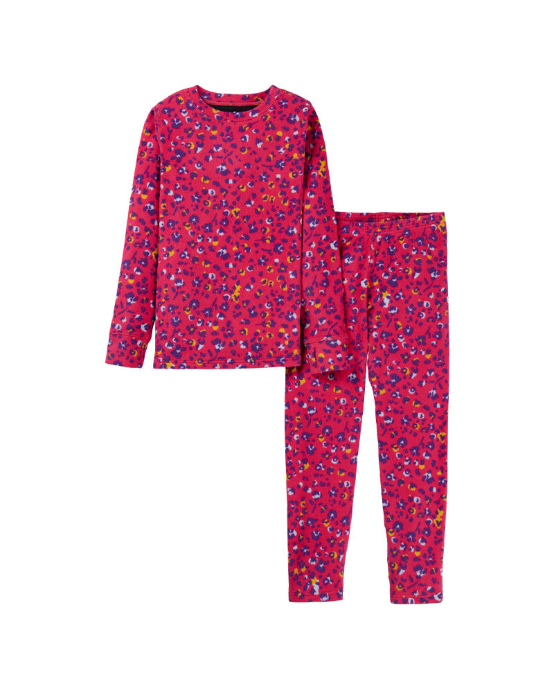 Burton Kids' Fleece Base Layer Set Wildcat Floral 2026
