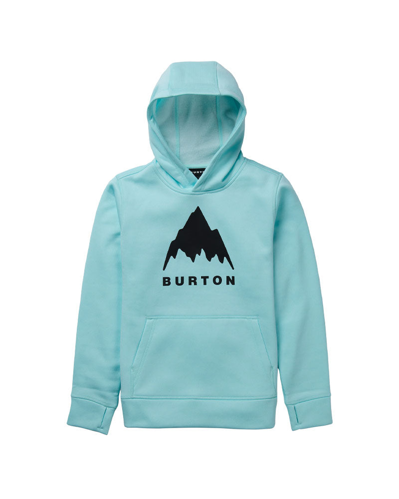 Burton Kids' Oak Pullover Hoodie Light Teal Heather 2026