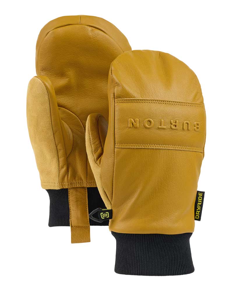 Burton Kids' Treeline Leather Mitts Rawhide 2026