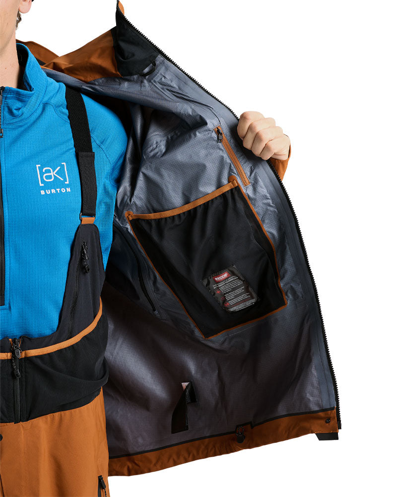 Burton Men's [ak] Acamar Gore-Tex Pro 3L Jacket Chestnut Brown 2026