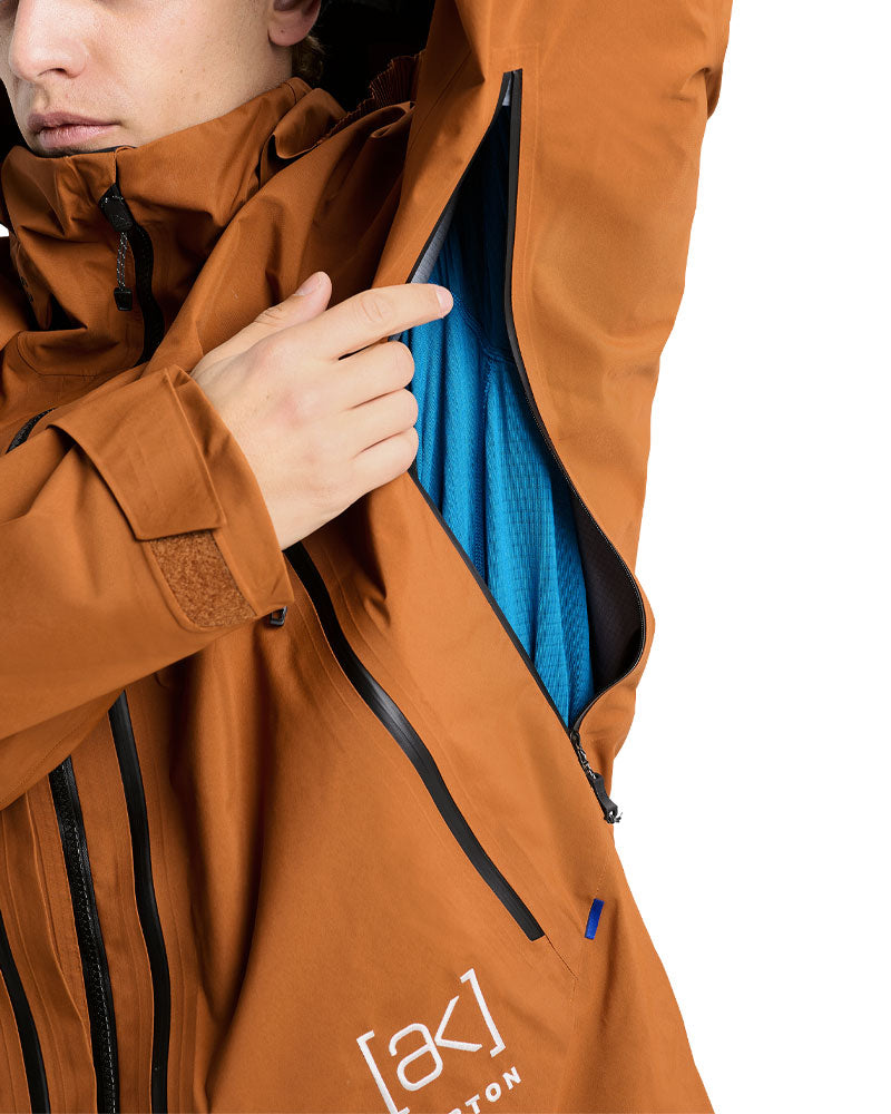 Burton Men's [ak] Acamar Gore-Tex Pro 3L Jacket Chestnut Brown 2026