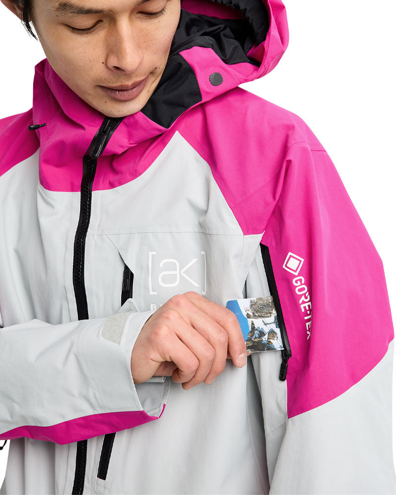 Burton Men's [ak] Cyclic Gore-Tex 2L Jacket Very Berry/Gray Cloud 2026