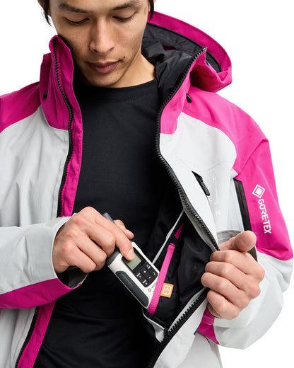 Burton Men's [ak] Cyclic Gore-Tex 2L Jacket Very Berry/Gray Cloud 2026