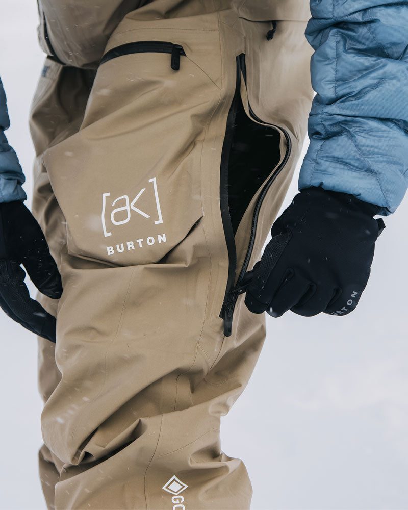 Burton Men's [ak] Freebird Gore‑Tex 3L Stretch Bib Pant Summit Taupe 2026