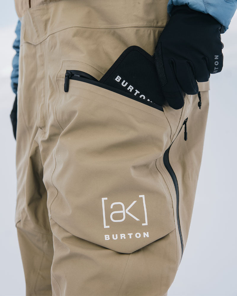 Burton Men's [ak] Freebird Gore‑Tex 3L Stretch Bib Pant Summit Taupe 2026
