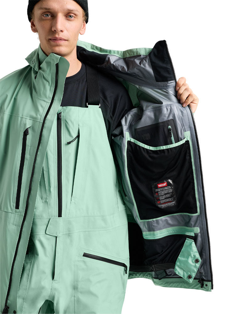 Burton Men's [ak] Hover Gore-Tex Stretch 3L Jacket Soft Sage 2026