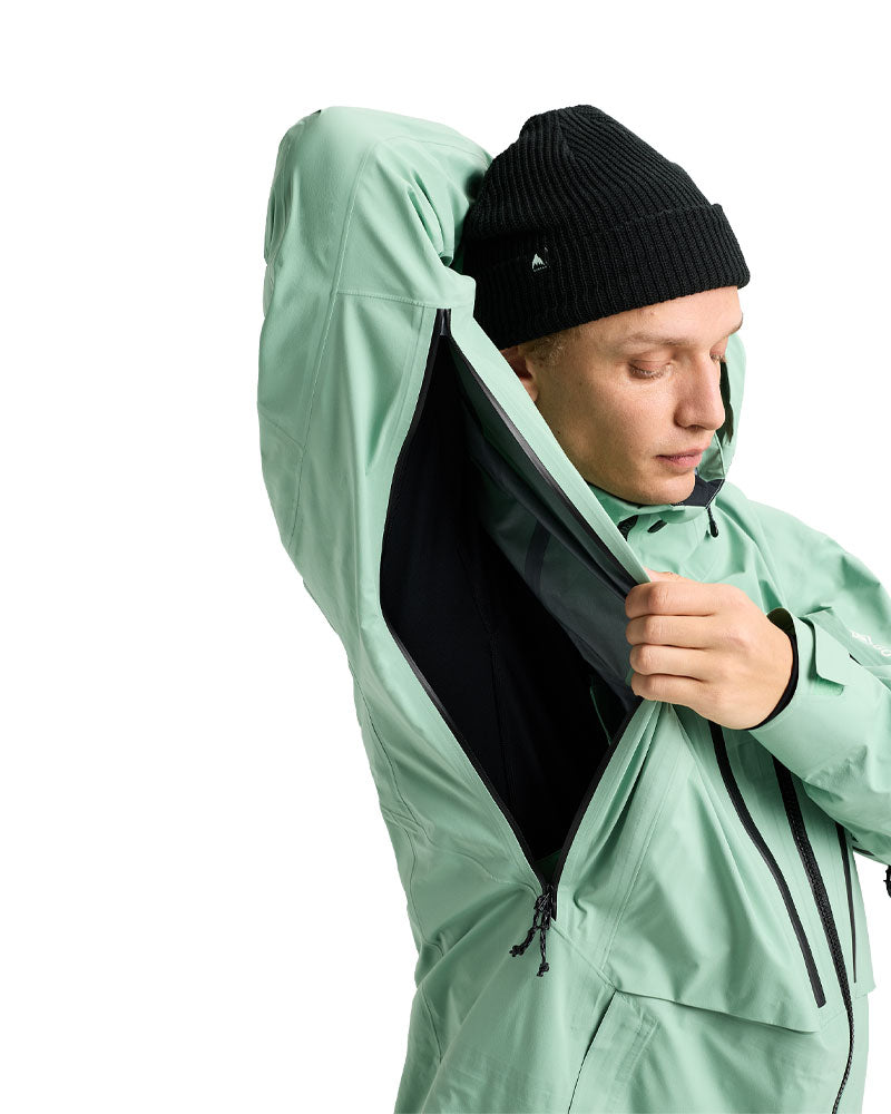 Burton Men's [ak] Hover Gore-Tex Stretch 3L Jacket Soft Sage 2026