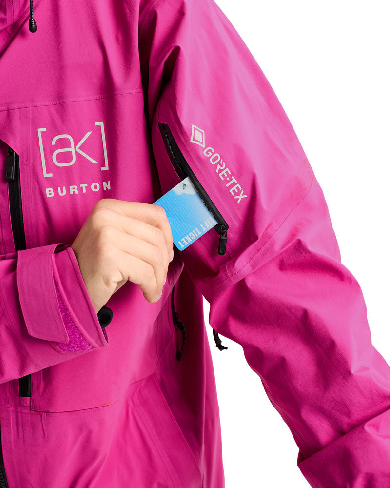 Burton Men's [ak] Hover Gore-Tex Stretch 3L Jacket Very Berry 2026