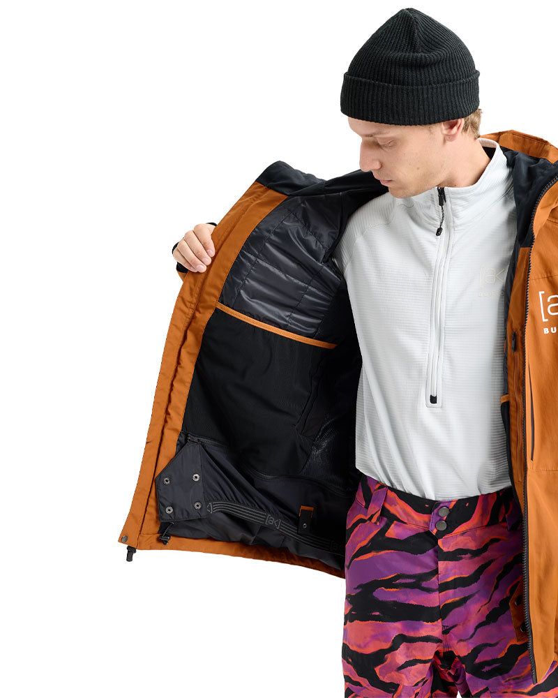 Burton Men's [ak] Swash Gore‑Tex 2L Jacket Chestnut Brown