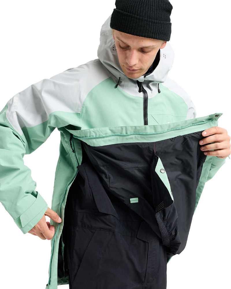 Burton Men's [ak] Velocity Gore-Tex Anorak Jacket Soft Sage/Gray