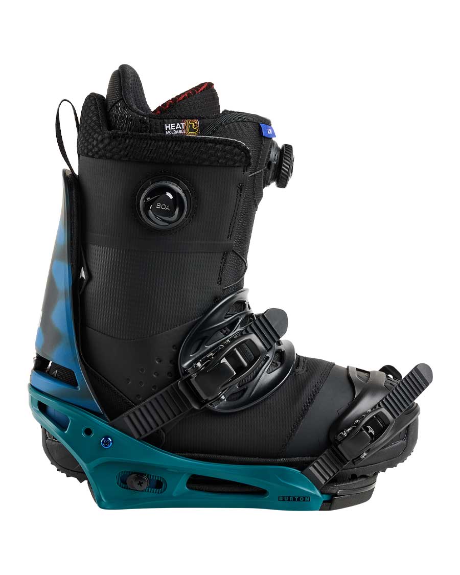 Burton 24 Cartel Re:Flex Mサイズ ブルー 程度良品 Burton Cartel RE:Flex Snowboard Bindings