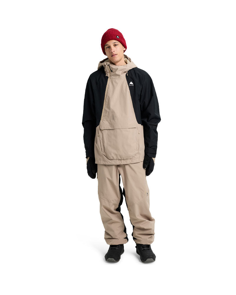 Burton Men's Reserve 2L Relaxed Anorak Jacket Summit Taupe/True Black 2026