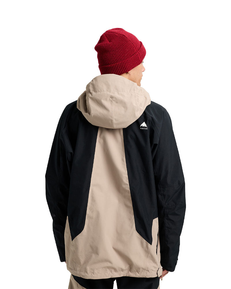 Burton Men's Reserve 2L Relaxed Anorak Jacket Summit Taupe/True Black 2026