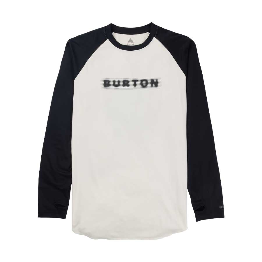 Burton Men's Roadie Base Layer Tech T-Shirt Stout White/True Black 2026